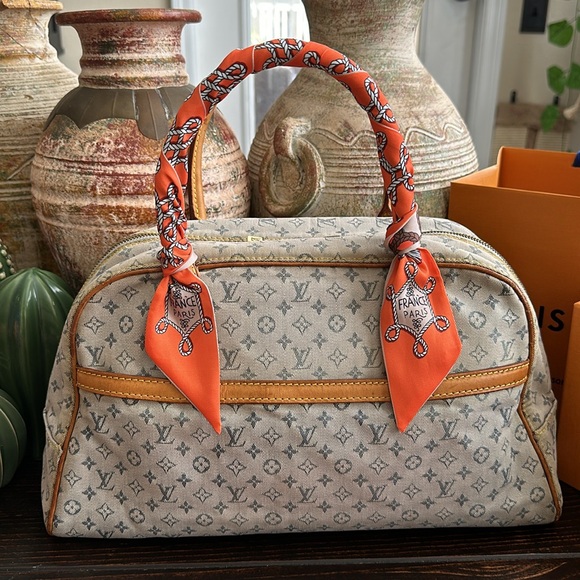 LOUIS VUITTON Mini Monogram Marie Blue vintage - Picture 1 of 16